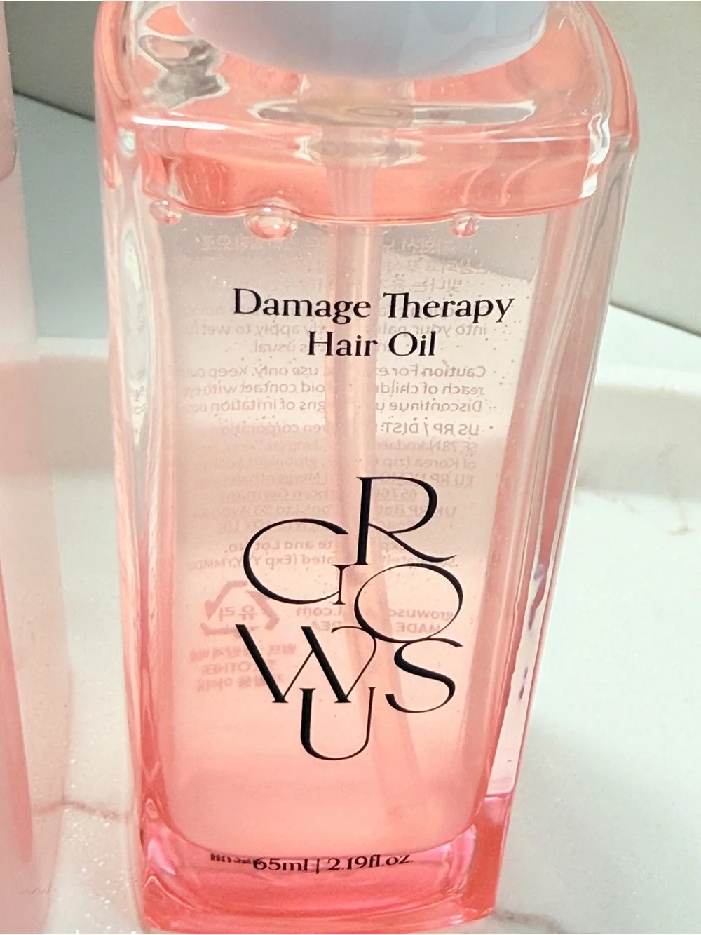 GROWUS Damage Therapy Pink Shampoo & Treatment Set